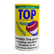 TOP Cigarette Tobacco Can - 3.5 Oz