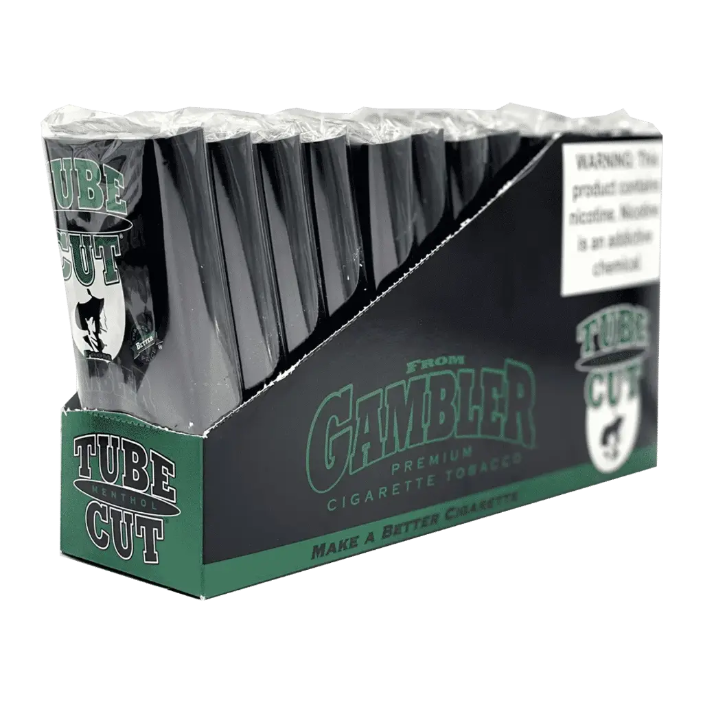 GAMBLER TUBE CUT MENTHOL CIGARETTE TOBACCO POUCHE