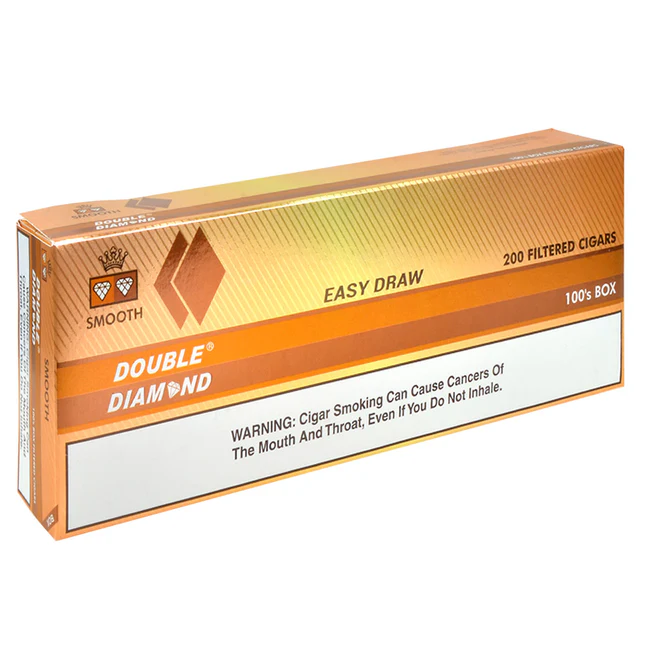 Double Diamond 100's Filtered Cigars 10 Packs of 20