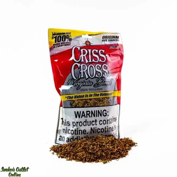 CRISS CROSS VIRGINIA BLEND 8.oz PIPE TOBACCO BAGS