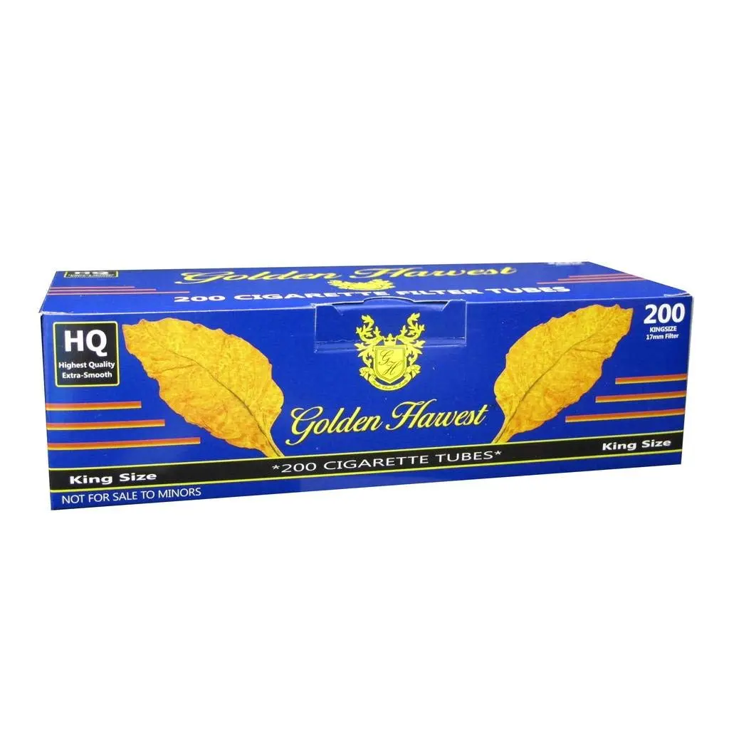 GOLDEN HARVEST HQ KING-SIZE CIGARETTE FILTER TUBES