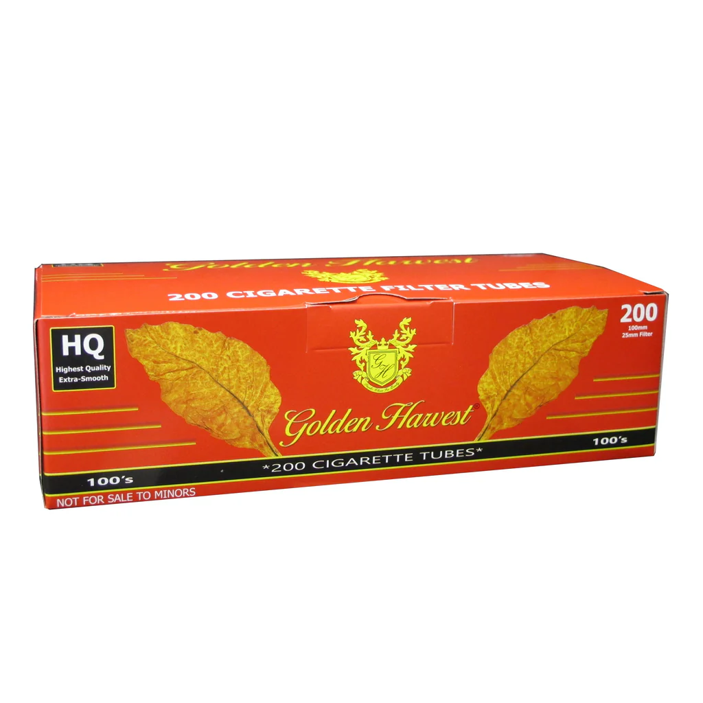 GOLDEN HARVEST HQ 100mm CIGARETTE FILTER TUBES