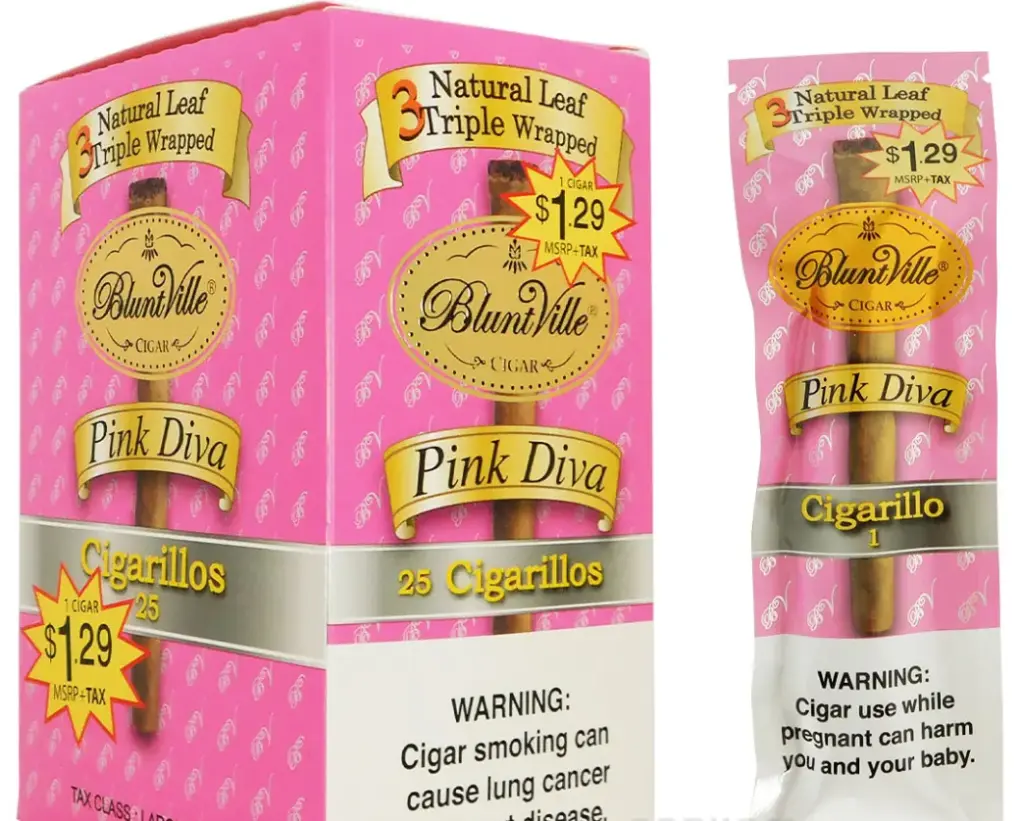 BLUNTVILLE NATURAL LEAF TRIPLE LEAF WRAPPED 25CT @1.29$+TAX
