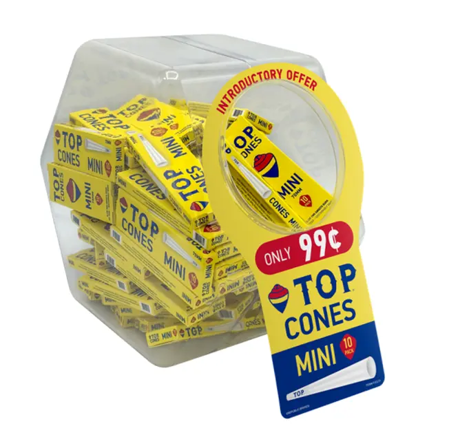 Top Cone Mini Jar 72/10’S PP $0.99 