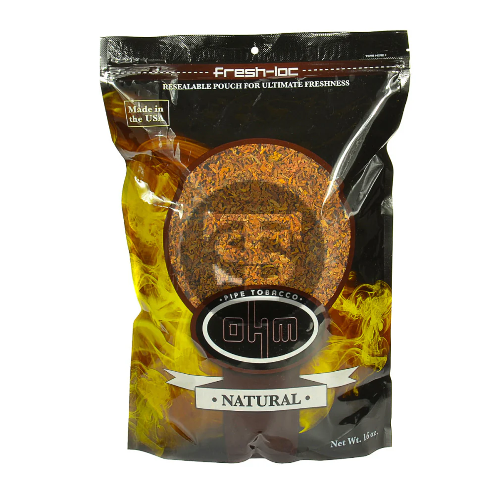 OHM 16.oz PIPE TOBACCO TURKISH BLEND BAGS 