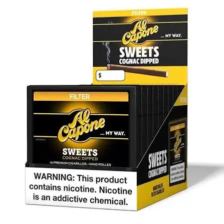 AL CAPONE SWEET COGNAC DIPPED FILTER 10PK 