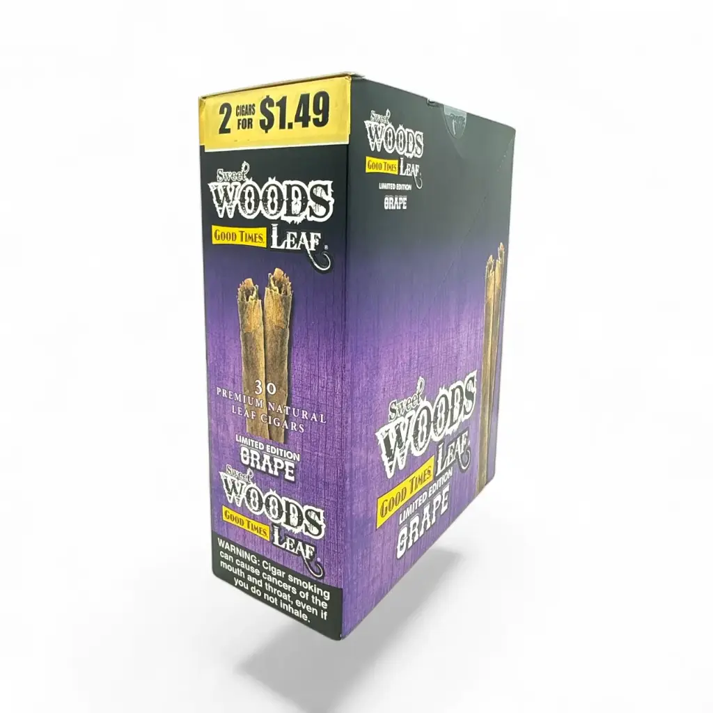 WOODS LEAF 2 FOR $1.49 30 premium RUSTIC CIGARS