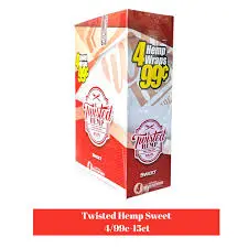 TWISTD HEMP WRAPS 4 FOR 99C
