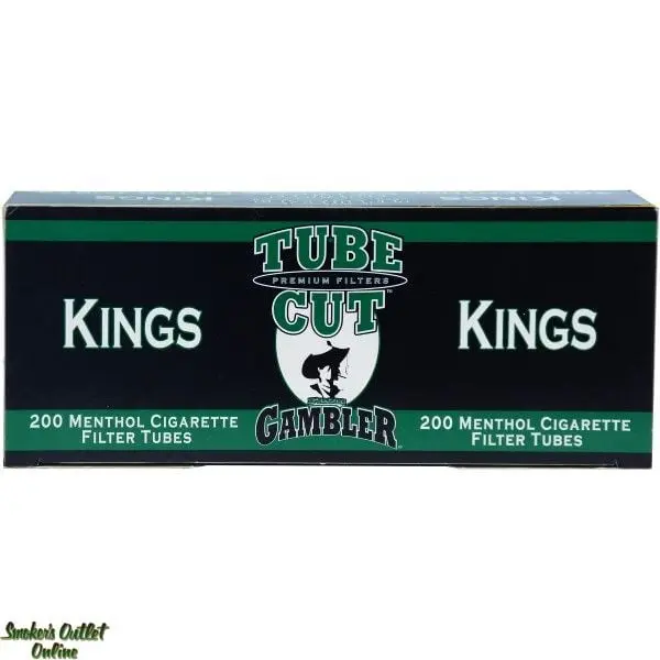 TUBE CUT KING-SIZE MENTHOL CIGARETTE FILTER TUBES