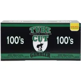 TUBE CUT 100'S-SIZE MENTHOL CIGARETTE FILTER TUBES