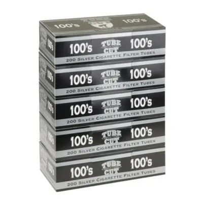 TUBE CUT 100'S SILVER CIGARETTE FILTER TUBES