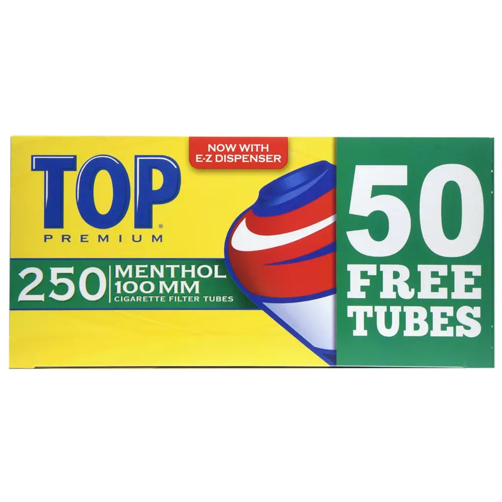 TOP MENTHOL 100mm CIGARETTE FILTER TUBES