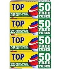 TOP MENTHOL KING-SIZE CIGARETTE FILTER TUBES
