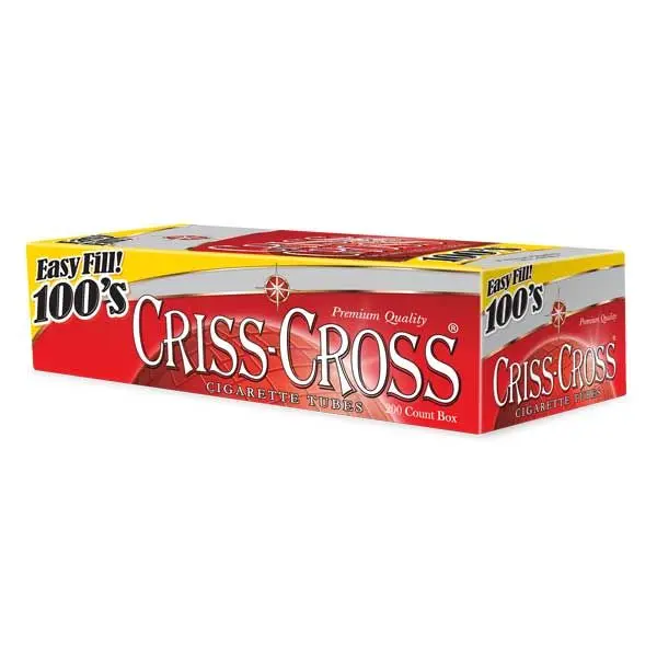 CRISS CROSS RED 100'S SIZE TUBES 