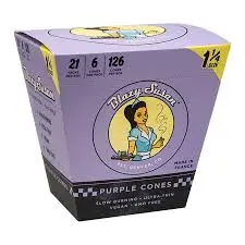 BLAZY SUSAN PURPLE CONES 1 1/4 6-CONES/PCK 126/BOX