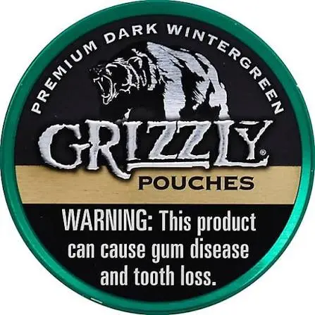 GRIZZLY WINTERGREEN POUCHES