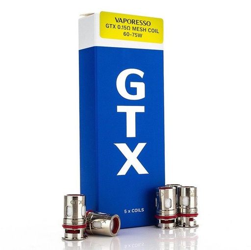 [6943498669639] VAPORESSO GTX 0.15OHM MESH COIL 5CT