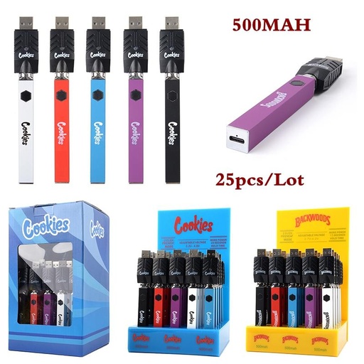 [BAC-04493] BACKWOODS TWIST BATTERY 500MAH 20CT DISPLAY
