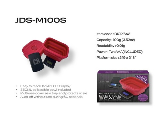 [CR J-21560] CR PORTABLE DIGITAL SCALE JDS-M100S BOWL