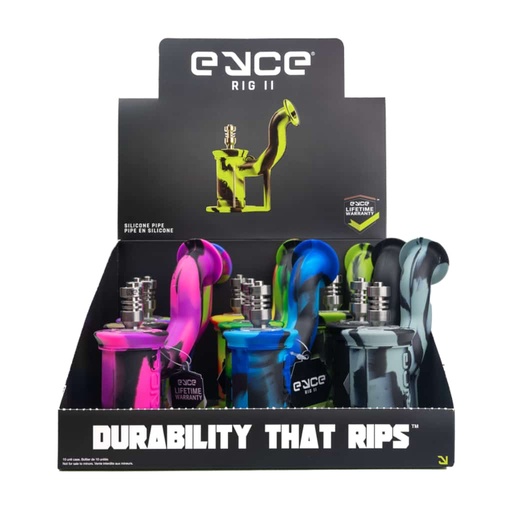 [EYCE-11009] EYCE RIG II SILICONE PIPE BOX OF 9