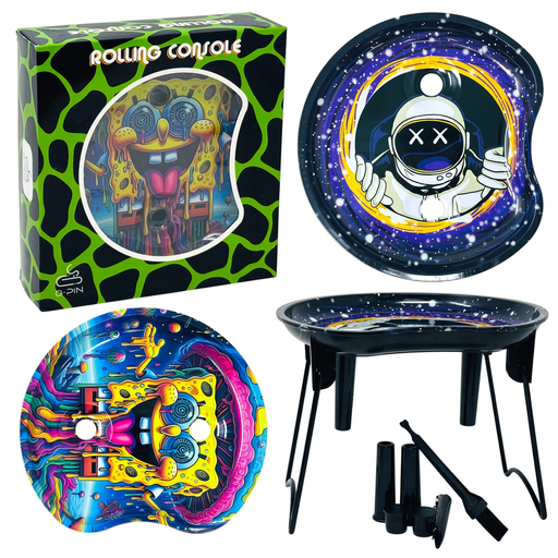 [G-PI-26923] G-PIN ROUND ROLLING CONSOLE #JA-569 ASSORTED DESIGNS