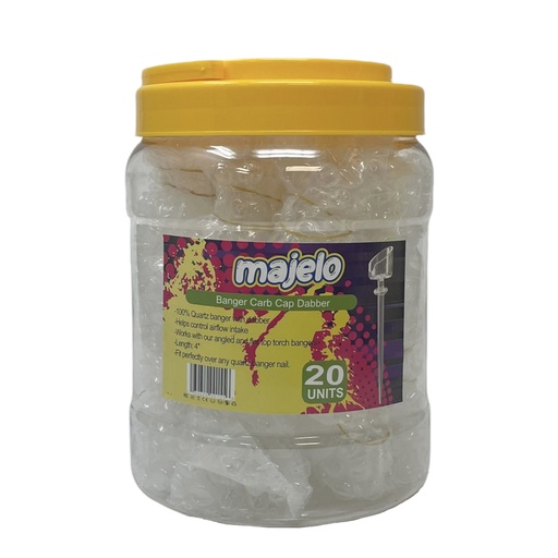 [INTREF01171] MAJELO BANGER CARB CAP DABBER 4" #MJ001556 20CT JAR