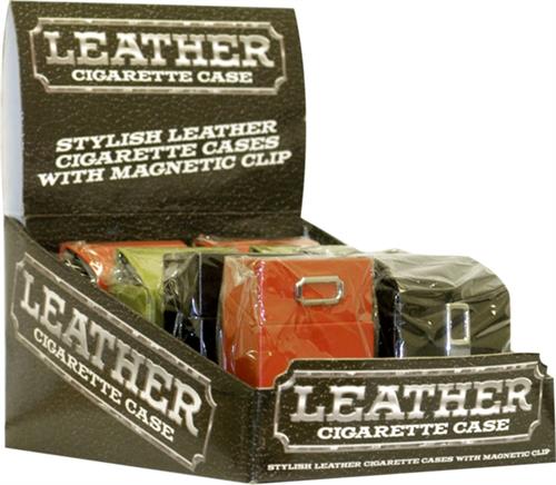 [ITM060521017950] LEATHER CIGARETTE CASE TA-CC-240 BOX OF 8