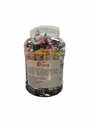[ITM060720011041] TANYA HOOKAH ASSORTED FLAVOR TIPS 50 TIPS/JAR