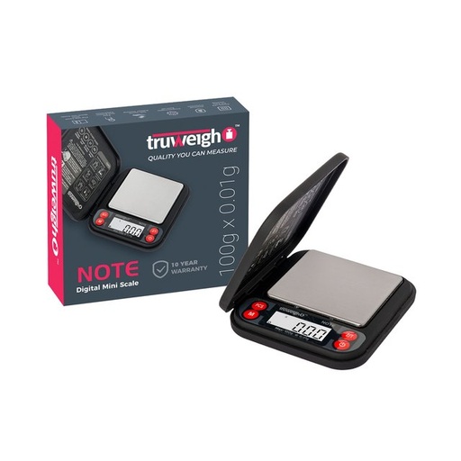 [ITM060720011170] TRUWEIGH DIGITAL NOTE SCALE 100G X 0.01G BLACK
