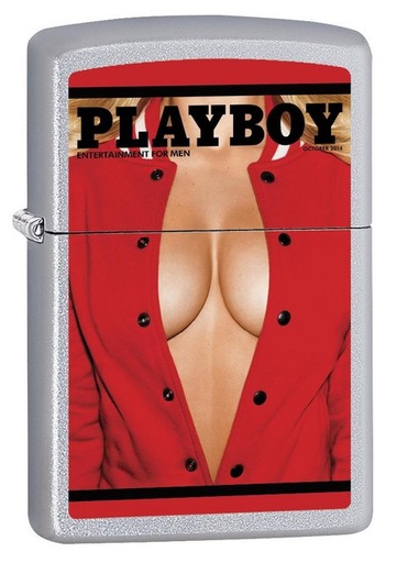 [ITM080121015624] ZIPPO LIGHTER 207 PLAYBOY CHEST STREET CHROME