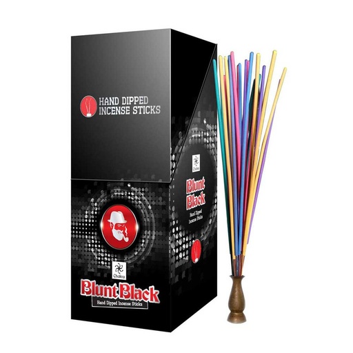 [ITM080920014224] BLUNT BLACK JUMBO HAND DIPPED INCENSE STICKS BOX OF 24