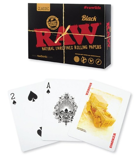 [ITM150720012600] RAW PLAYING CARDS BLACK