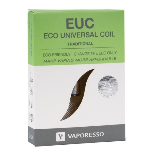 [ITM181120015025] VAPORESSO EUC UNIVERSAL COIL TRADITIONAL 0.3 5PCS EACH PACK BOX OF 10