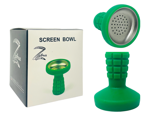 [ITM201020014690] ZEBRA SILICONE SCREEN BOWL
