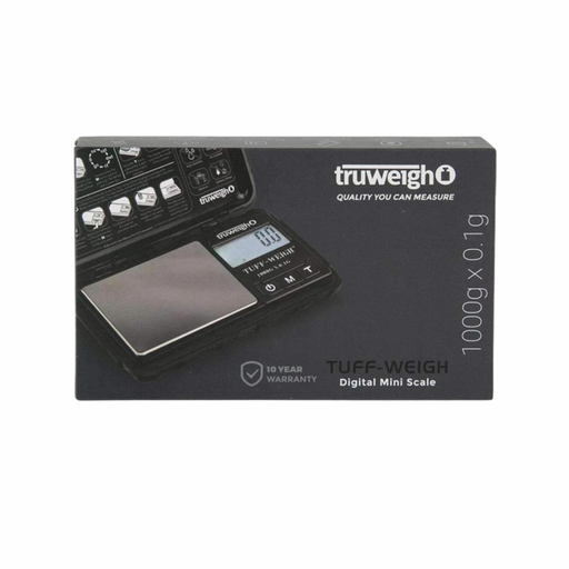 [ITM230620010378] TRUWEIGH TUFF-WEIGHT MINI SCALE 1000G X 0.1G BLACK