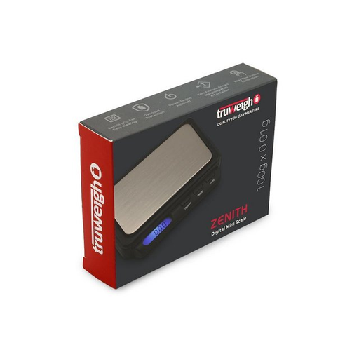 [ITM230620010395] TRUWEIGH ZENITH MINI SCALE 100G X 0.01G BLACK