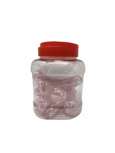 [ITM23062067056705] FANCY 4" GLASS PIPE 12CT JAR