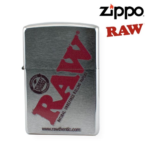 [ITM23062068976897] ZIPPO LIGHTER 200 RAW BRUSHED CHROME