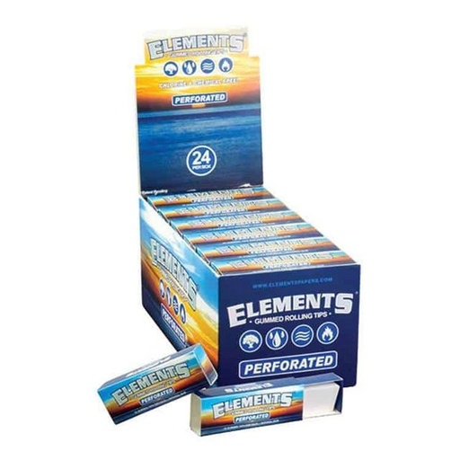 [ITM23062079187918] ELEMENTS GUMMED TIPS PERFORATED BOX OF 24