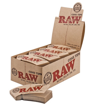 [ITM23062081248124] RAW CONICAL TIPS BOX OF 24