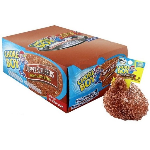 [ITM23062084998499] CHORE BOY COPPER SCRUBBER BOX OF 36
