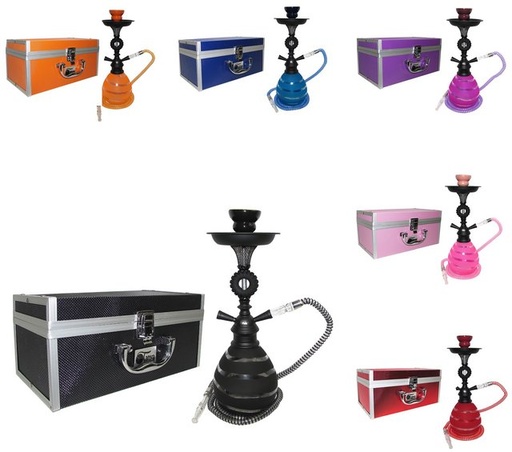 [ITM23062085498549] TANYA HEART 1HOSE HOOKAH ASSORTED COLORS