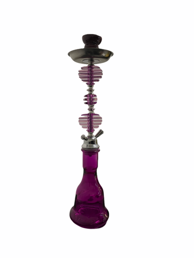[ITM23062094689468] SWIFT-LITE HOOKAH 1HOSE HEART DESIGN ASSORTED COLORS