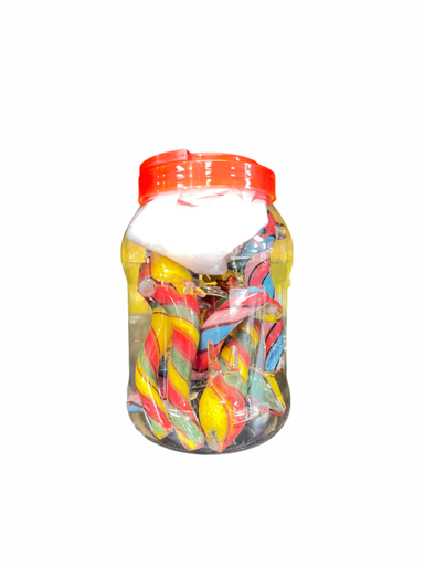 [ITM251220015399] GLASS PIPE 6" HAND PIPE 10CT JAR