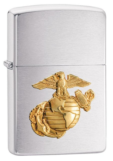 [ITM280321017080] ZIPPO LIGHTER REGULAR EMBLEM MARINE 280MAR