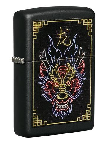 [ITM280321017132] ZIPPO LIGHTER NEON DRAGON DESIGN 49396