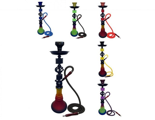 [ITM291021021428] ZEBRA RIMON 2 HOSE HOOKAH ASSORTED COLORS