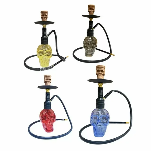 [LAIS-14845] LAIS SKULL HOOKAH ASSORTED COLORS