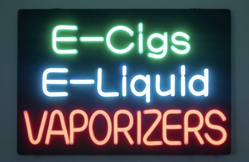 [LED -23680] LED NEON SIGN 71*46CM #ME14 (E-CIGS E-LIQUID VAPORIZERS) DESIGN