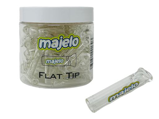 [MAJ-00486] MAJELO GLASS FLAT TIP 100CT JAR